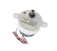 Leloo Lcuihong-Mini dc Motor High Torque Gear Motor, DC 12V 14RPM, S30K Electric Brushless DC Motor, 2 Wires Geared Box Reduction Motor for Electronic Toys Fan DIY Sparing Parts (Speed(RPM) : 14r)