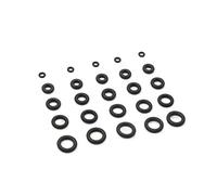 Leloo Lcuihong-O Ring Washers 100Pcs Black NBR Rubber O-Ring, Seals High Temperature Seal Silicone Rubber Sealing Ring, M2 M3 M4 M5 M6, Wear-resisting (Inner Diameter : M3)