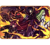 Lelouch Lamperouge Code Geass C C Kallen Kozuki Rolo Lamperouge Anime Poster Home Wall Decoration Retro Metal Tin Sign 8x12 inch