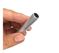 Leluo 30mm Outer Diameter 6061 Aluminum Round Tube Thin Wall Pipe for Furniture Frames and Curtain Rail Buildings(OD30mm ID22mm 245mm)