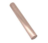 Leluo 500mm T2 Solid Pure Copper Rod for Soldering Iron Tips and Spot Welding Applications High Conductivity Red Copper DIY(9.5mm)