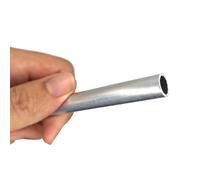 Leluo 6061 Aluminum Tube Hollow Alloy Pipe for CNC Project Power Transmission Furniture Frames Metal Shaft Sleeve Pole Buildings(490mm OD 24 x ID 10mm)