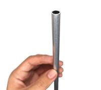 Leluo 6063 Aluminum Alloy Pipe 300mm 500mm Length Straight Round Tube for Versatile Application Buildings(500mm x 27mm x 24mm)