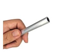 Leluo Aluminum Alloy Scaffold Poles Lightweight Channel Blow Pipe Scaffolding 100mm 300mm 500mm Length Buildings(100mm 22x3.5mm)