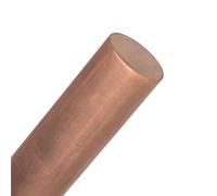 Leluo Flexible Pure Copper Round Rod 3mm Diameter 100mm to 1000mm Length for Milling Welding and Metalworking Application DIY(600mm)
