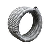 Leluo Gray Vacuum Cleaner Bellows Straws Thread Hose Soft Pipe Inner 25mm 28mm 32mm 40mm Vacuum Cleaner Parts Flexibility(50mm x 5meter)