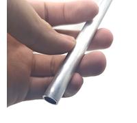 Leluo Hollow 6061 Aluminum Alloy Pipe Tube Lightweight Tube for Climbing Frames and DIY Project Buildings(OD 21mm ID 16mm)