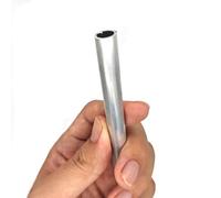 Leluo Length 100mm Aluminum Round Tube Pipe Scaffold Pole Aluminium Channel Metal Pipe Box Section Steel 26mm 30mm 32mm Buildings(32x1.5mm)