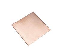 Leluo Pure Copper Sheet Thickness 0.25mm to 8mm 100x100mm 150x150mm Copper Foil Metal Plate for Crafting DIY Projects DIY(0.6x100x100mm)