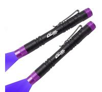 LELUOHQ Black Light, 365nm UV Flashlight, Portable Mini Black Light for Pet Urine Detection, Handheld UV Flashlight for Resin, Pet Urine, Nails, Money - Pack of 2