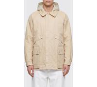 LEMAIRE Hooded Lightweight Waxed Linen Jacket with Concealed Zip - Size: 50 - male
