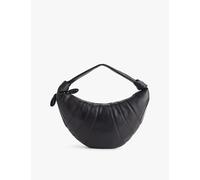 Lemaire Lemaire Fortune Croissant Large Leather Shoulder Bag Dark Chocolate