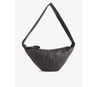 Lemaire Womens Dark Chocolate Croissant Medium Leather Cross-body Bag