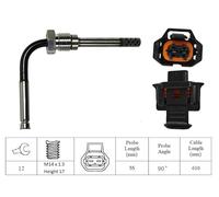 Lemark Exhaust Gas Temp Sensor Oval 695 mm Compatible With Chevrolet Captiva 2006-2009 LXT164 LGS7052