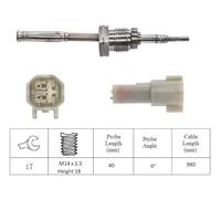 Lemark Exhaust Gas Temp Sensor Square 1130 mm Compatible With Ford Transit 2014-2024 LXT373 LGS7249 27388