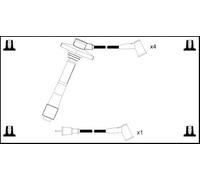 Lemark Ignition Leads 163 mm Durable Compatible With Toyota Sera 1990-1992 HOES1269 76376