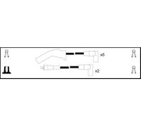 Lemark Ignition Leads Durable Compatible With Ford Granada 1987 HOES1325 83055