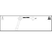 Lemark Ignition Leads Durable Compatible With Mazda 626 1994-1997 HOES1214 76311