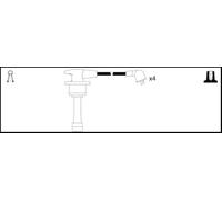 Lemark Ignition Leads Durable Compatible With Mitsubishi Lancer 1994-1995 HOES1194 76291