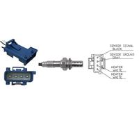 Lemark Oxygen Sensor 135 mm Direct Fit Compatible With Volvo 960 1994-1996 LLB100 LEB369 64148 06A906265J