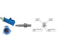 Lemark Oxygen Sensor 525 mm Direct Fit Compatible With Aston Martin DB7 1999-2003 LLB089 LEB622 64136