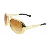 LeMarnia Gold Sunglasses for Cosplay 50's RockStars Halloween Costume Accessories