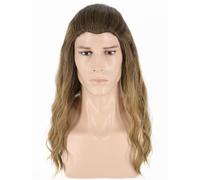 LeMarnia Men's Long Curly Wig Thor Costume Wig Halloween Cosplay Wig