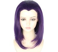 LeMarnia Purple Bob Raven Wig for Anime Cosplay Wigs Halloween Costume Wig