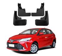LEMAS 4Pcs Car Mud Flaps for Toyota hatchback Yaris vios XP150 Vios FS 2014-2019, Front/Rear Wheel Mudflaps, Waterproof Splash Protection Fender, Car External Accessories