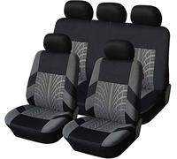 LEMAS Car Seat Cover Sets for KIA Ceed Sportswagon CD/JD/ED 2017-2019 2020 2021 2022 2023 2024 2025, 5 Seats Full Surround Seat Protector Comfortable and Breathable Interior Accessories,C-Grey