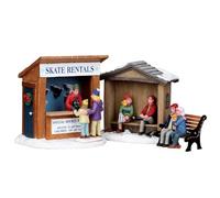 Lemax 03849 Christmas Village Accessory: Skate Rentals (set of 3)