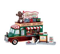Lemax 12.2cm The Gingerbread Man Van Christmas Village - (Set of 3) - 63278