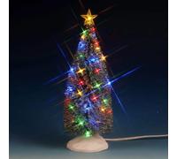 Lemax Christmas Village Evergreen Tree With 24 Multi Light Battery Operated (4.5V) - 74263