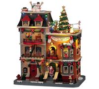 LEMAX 25861 Santa's Rooftop Bash in daptor 74254, 550mA, White