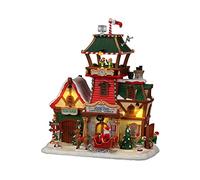 Lemax Christmas Village North Pole Control Tower Battery Operated Led -25864