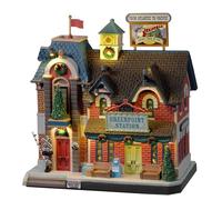 Lemax 25866-UK Caddington Village Lighted Building: Greenpoint Railroad Station