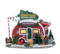 Lemax Lighted Buildings Farm Fresh Christmas Trees, Porcelain | Charlies