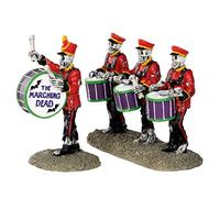 Lemax 32101 Drum Corpse Spooky Town Figure Set of 2 Halloween Decor Figurine
