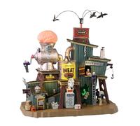 Lemax 35008-UK Spooky Town Sights & Sounds: Mystery Meat Canning Co.