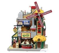 Lemax 35020-UK Caddington Village Sights & Sounds: Miss Milly's Muffin Mill