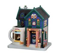 Lemax 35038 Caddington Village Lighted Building: Books & Brews Café