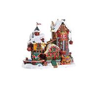 Lemax Elf Made Toy Factory With Adaptor
