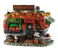 Lemax 95444 Pick Me Pumpkin Wagon Pumpkin Truck Spooky Town Illuminated & Battery Operated Great Halloween Table Decoration