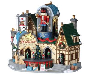 LEMAX 95463 Ludwig's Wooden Nutcracker Factory in daptor 74254, 550mA White