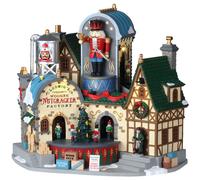 LEMAX 95463 Ludwig's Wooden Nutcracker Factory in daptor 74254, 550mA White