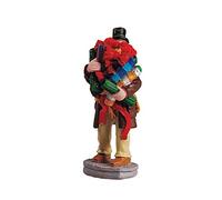 Lemax All Wrapped Up - Father Christmas Figurine - Multicolored