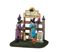 Lemax Brooms To Go #43702 - Resin Table Accent Sculpture