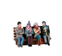 LEMAX Build your village cafe with friends on a bench 5.5x8.5x4