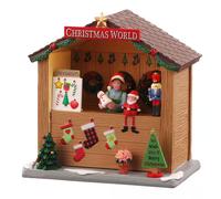 Lemax Caddington Village 12.2cm Christmas World Booth Village Scene - 14907