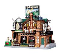 Lemax Caddington Village 27cm Lit Yulesteiner Brewery Christmas Village Scene -